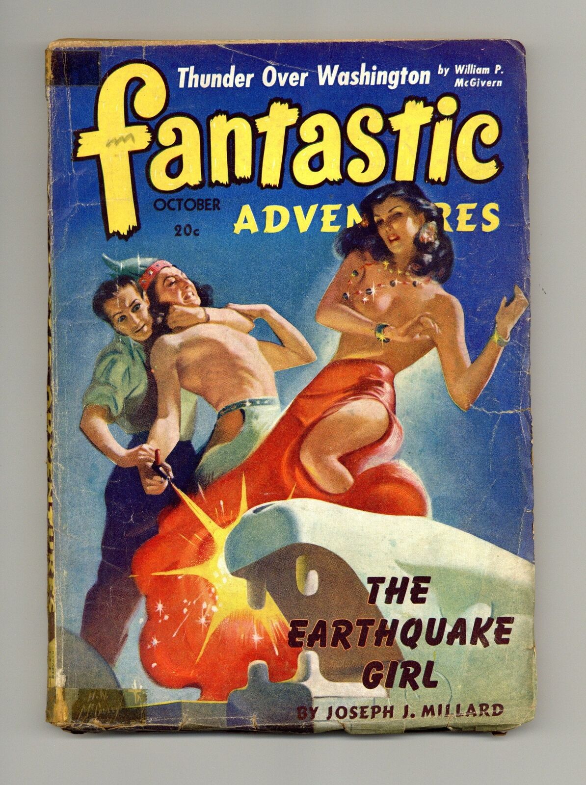 Fantastic Adventures Pulp / Magazine Oct 1941 Vol. 3 #8 GD 2.0