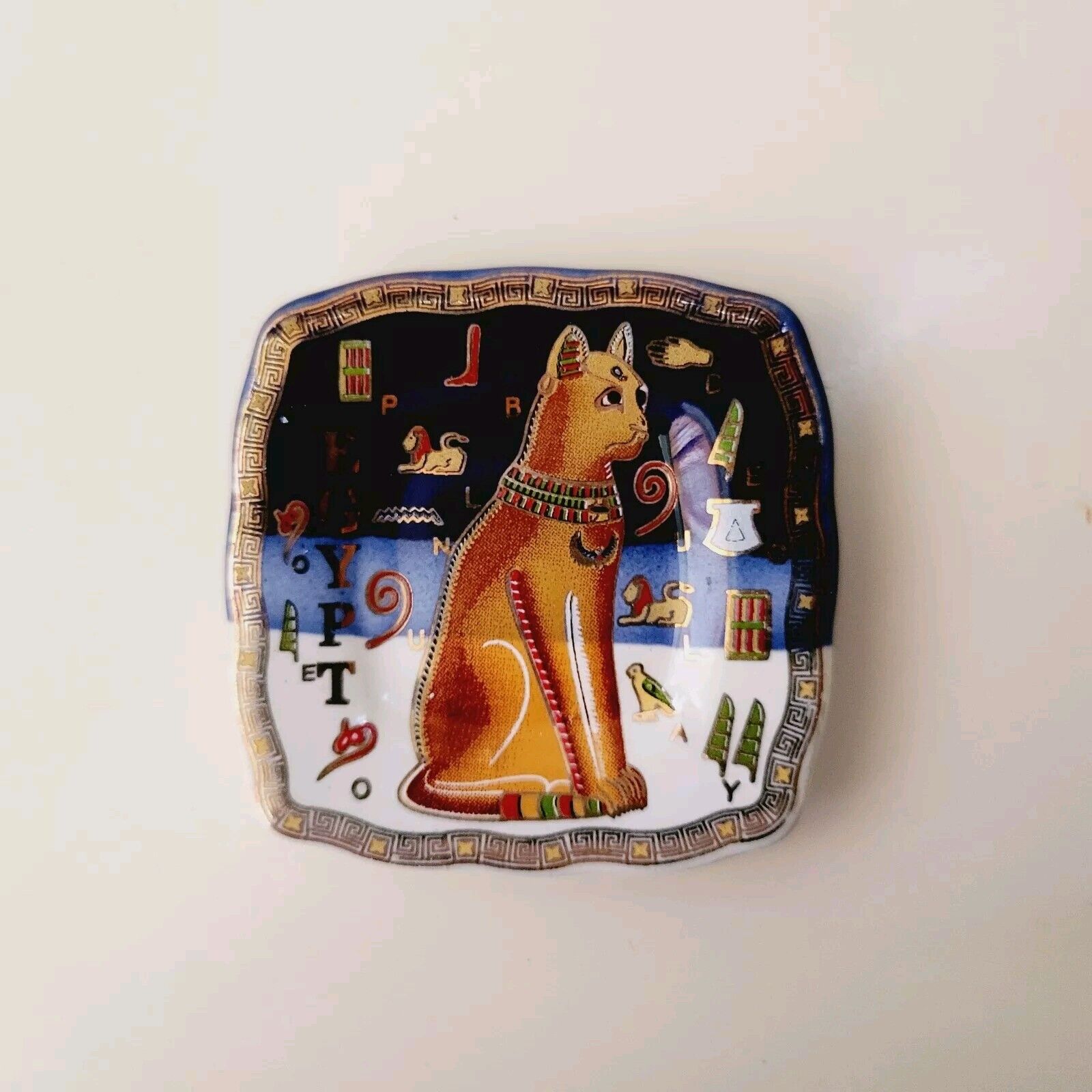 Egypt Souvenir Magnet Fridge Refrigerator Ceramic Handmade 