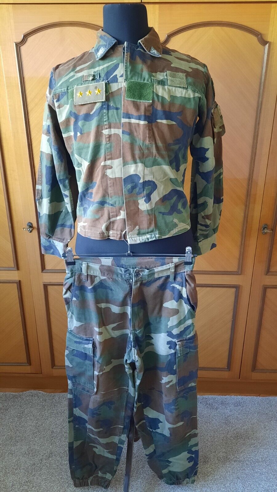 Italy Nato Army Military Camouflage Trousers Jacket Iraqi Freedom? Kosovo Kfor ?
