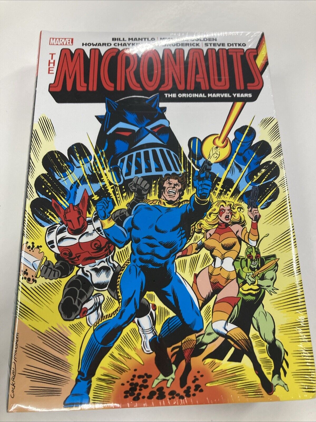 DAMAGED Micronauts Original Marvel Years Omnibus Vol 1 GOLDEN DM COVER HC