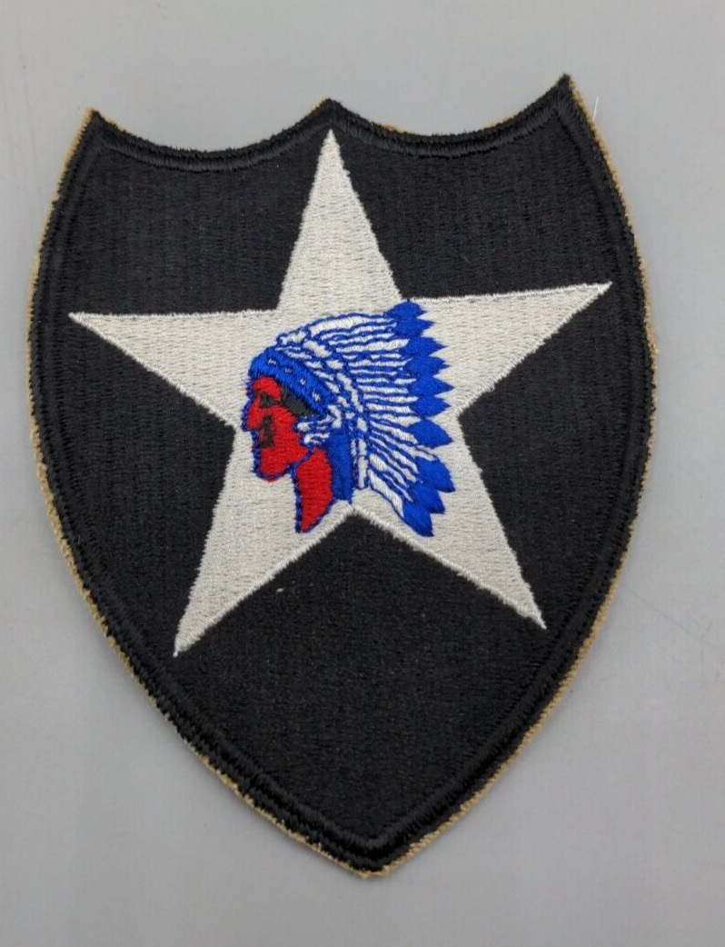 WW2/II US Army 2nd Infantry Division patch Indian Head NOS.