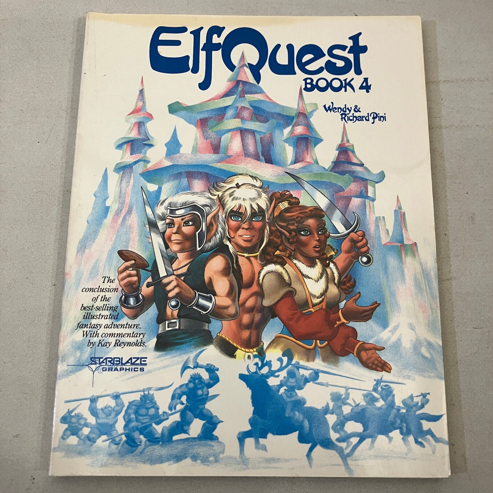Elfquest Book 4 by Wendy & Richard Pini Starblaze Graphics 1984 1st Printing TPB