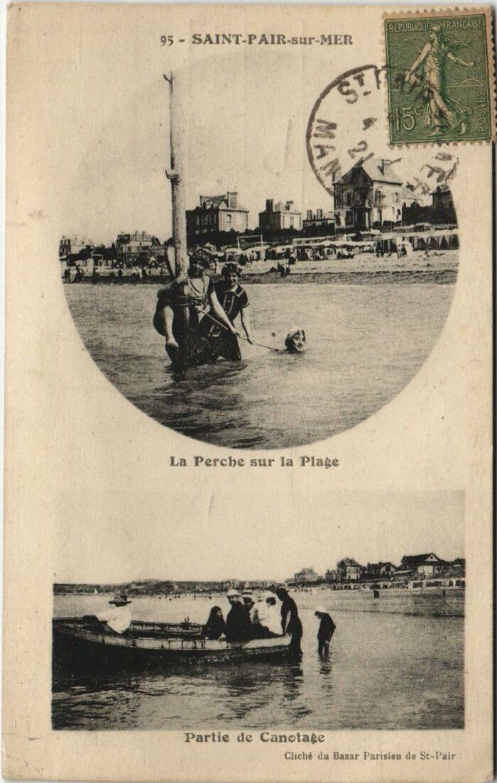CPA St-PAIR-sur-MER-The Perche on the Beach-Boating Party (27070)