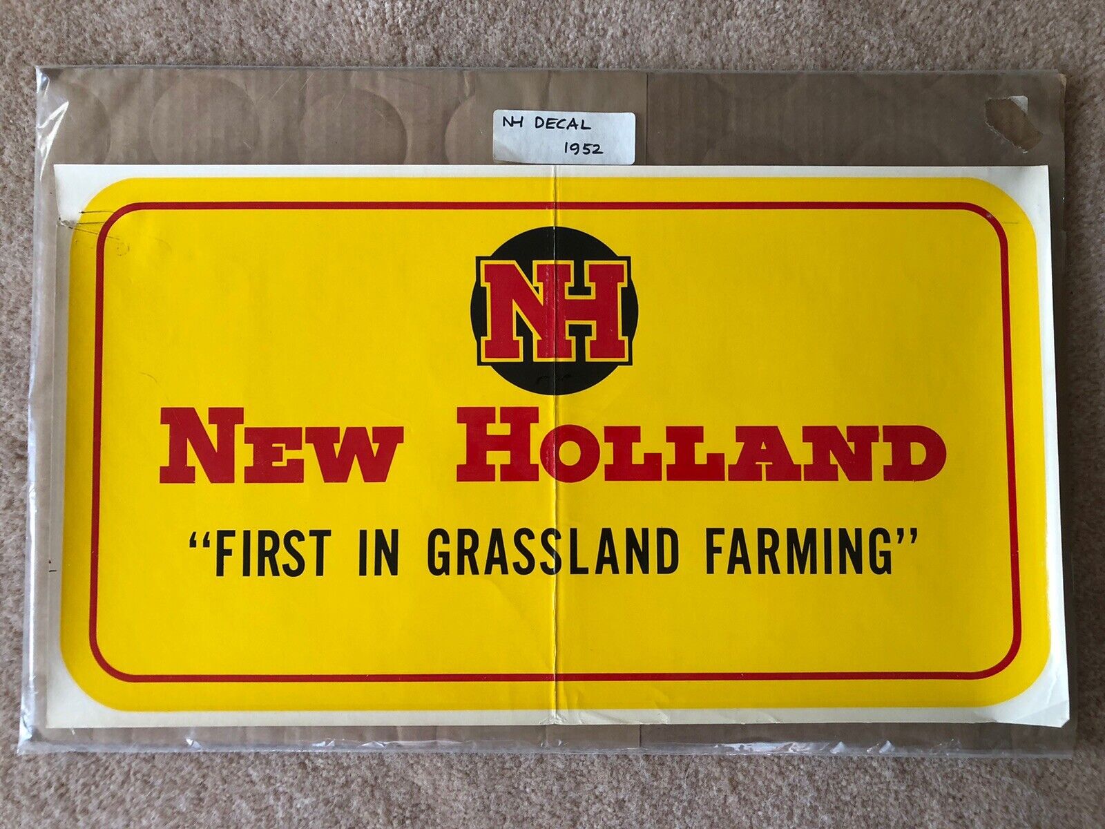 1952 New Holland Service Truck Decal