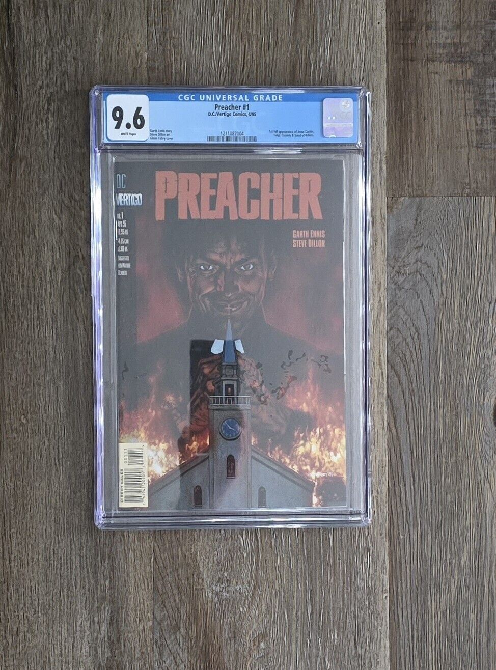Preacher #1 (1995) CGC 9.6 DC Vertigo