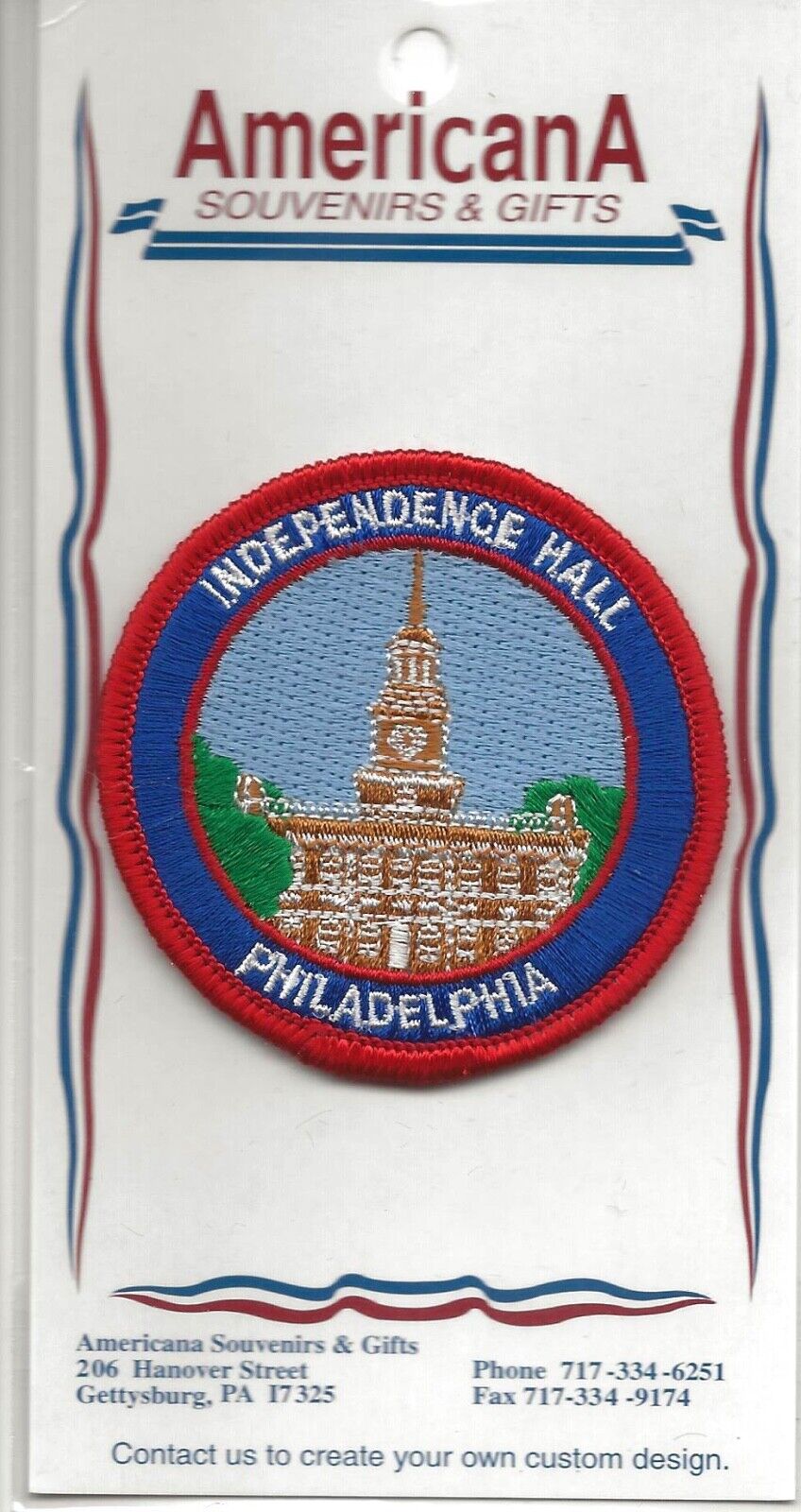 Independence Hall  - Philadelphia, PA Souvenir Patch