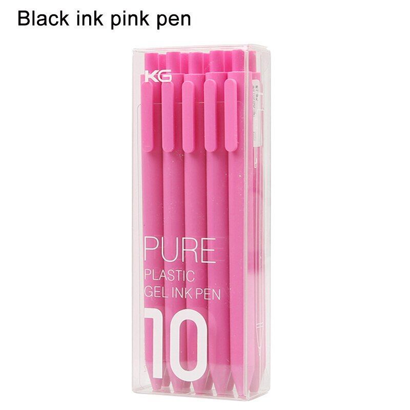 Retractable Gel Pens Set-Black/Colored Ink 0.5mm Extra Fine Point Pen Stationery