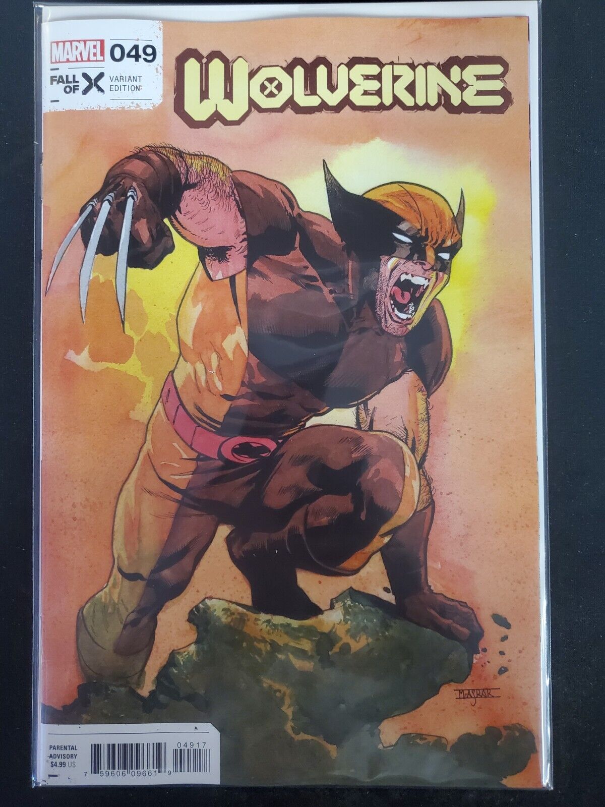 Wolverine #49 Asrar 1:25 Variant Marvel 2024 VF/NM Comics