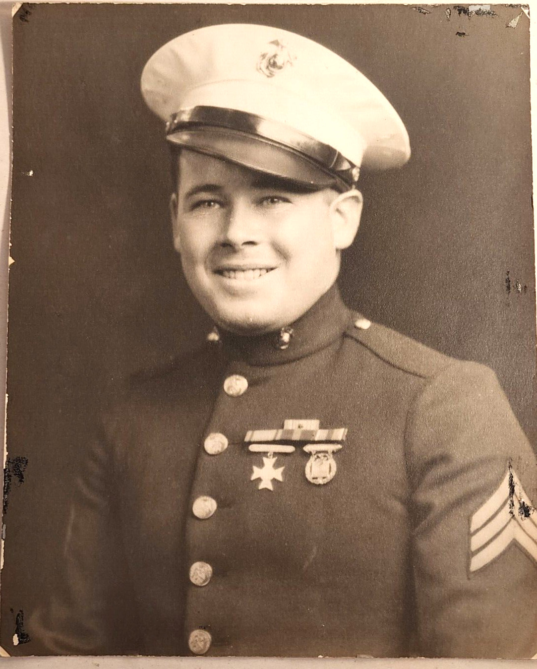EARLY 1920\'s-30\'s USMC MARINE CORPS PHOTO SERGEANT