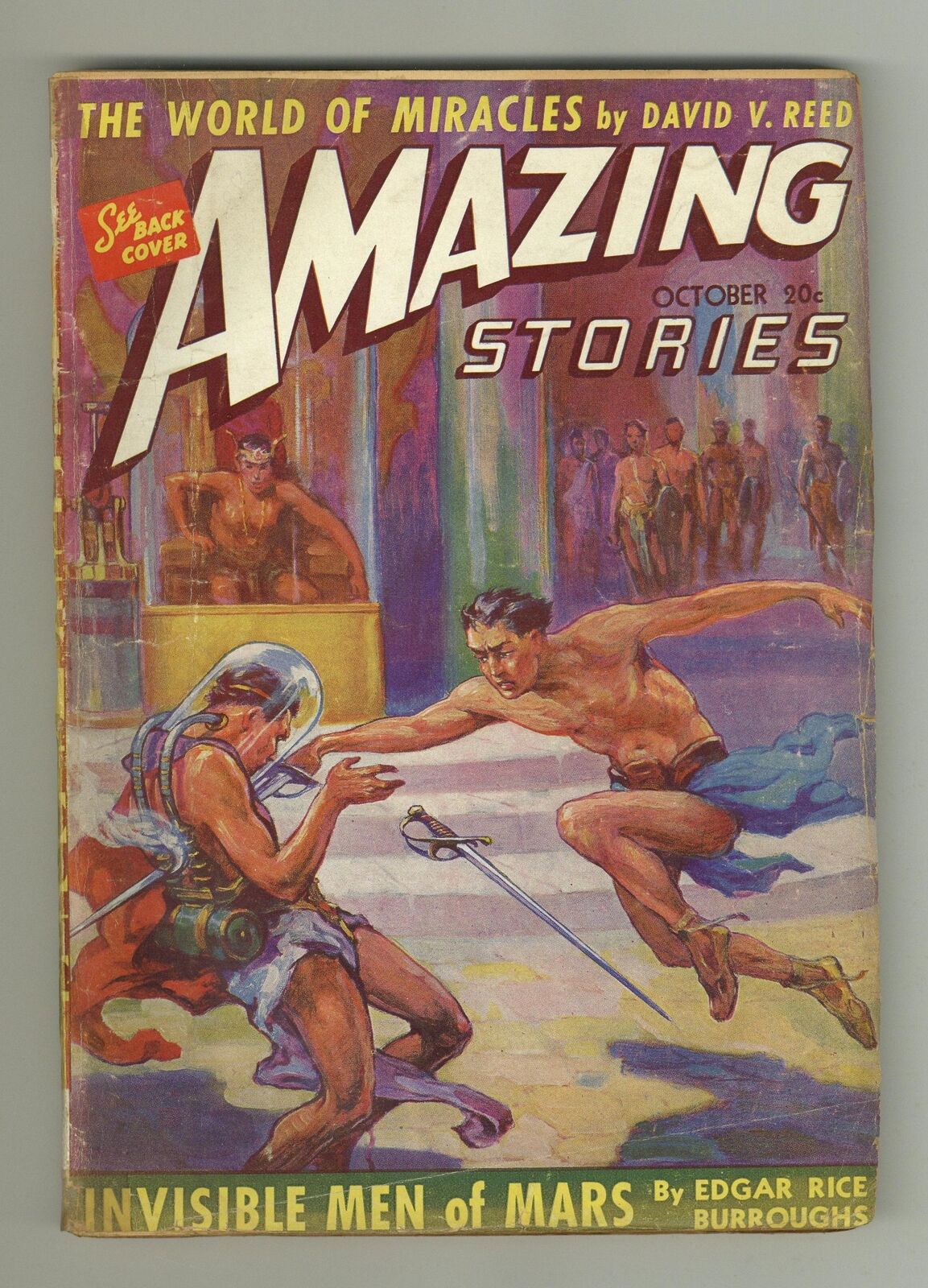 Amazing Stories Pulp Oct 1941 Vol. 15 #10 GD/VG 3.0 TRIMMED
