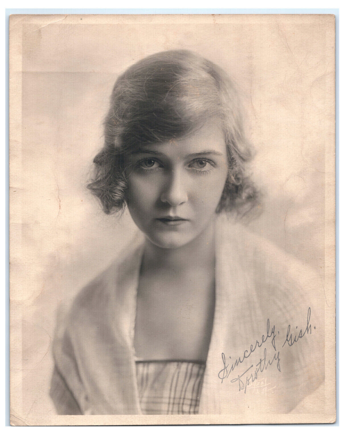 DOROTHY GISH Original Albert Witzel Photo c1919 American Silent Era Actress