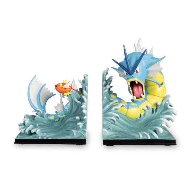 Magikarp & Gyarados Waves Bookends (2-Piece) Pokemon Center Exclusive. SOLD OUT