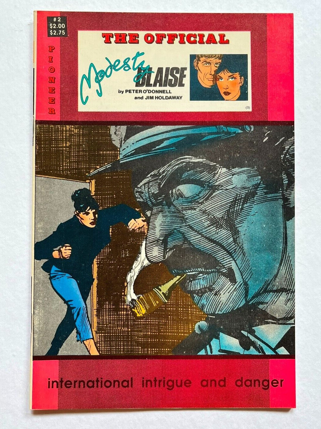The Official Modesty Blaise #2 Fine Pioneer Press 1988