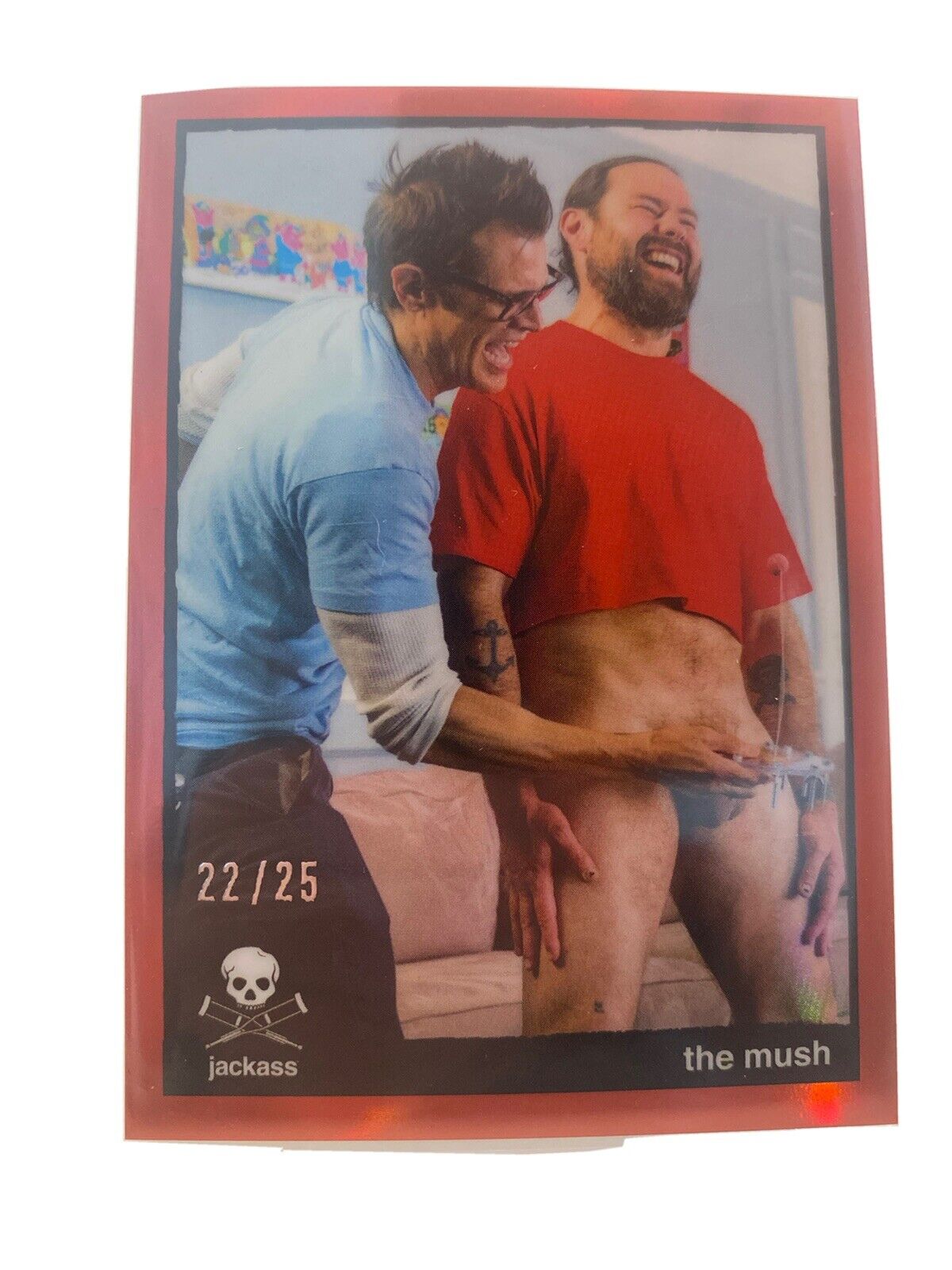 Zerocool Jackass The Mush /25 Johnny Knoxville Chris Pontius Red Holo
