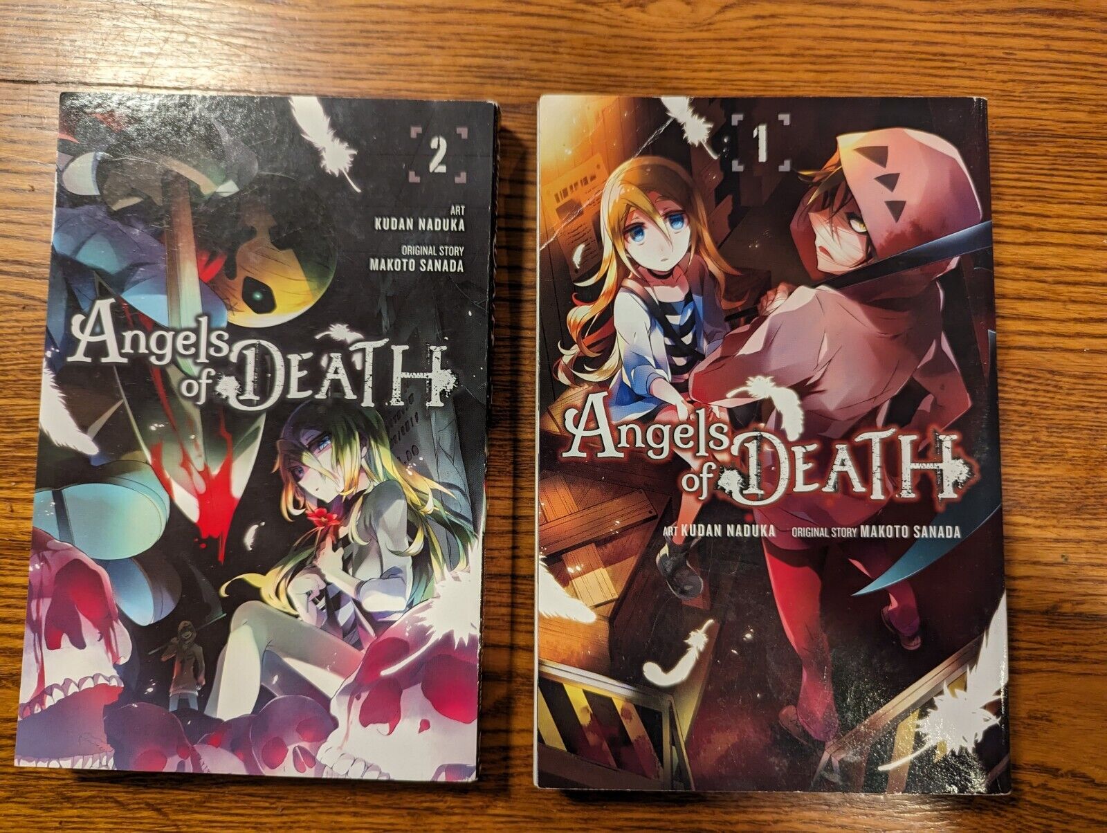 ANGELS OF DEATH English Manga Vol. 1&2 Makoto Sanada