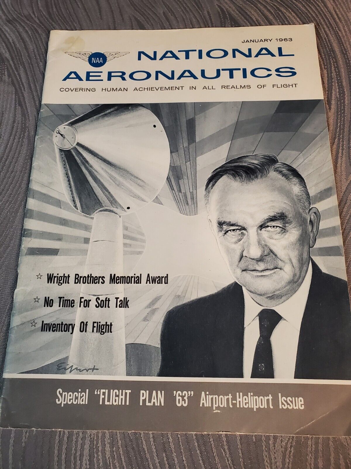 Vtg Jan. 1963 NAA National Aeronautics Magazine 