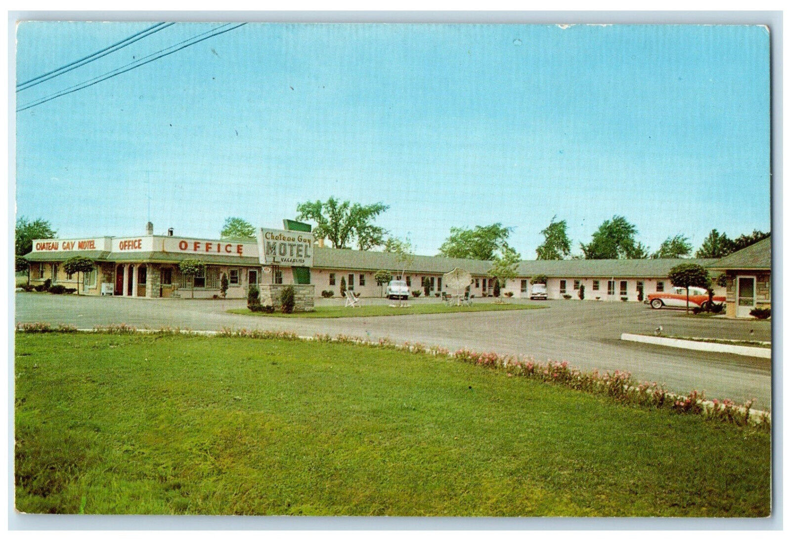c1950\'s Chateau Gay Motel Niagara Falls Ontario Canada Vintage Postcard
