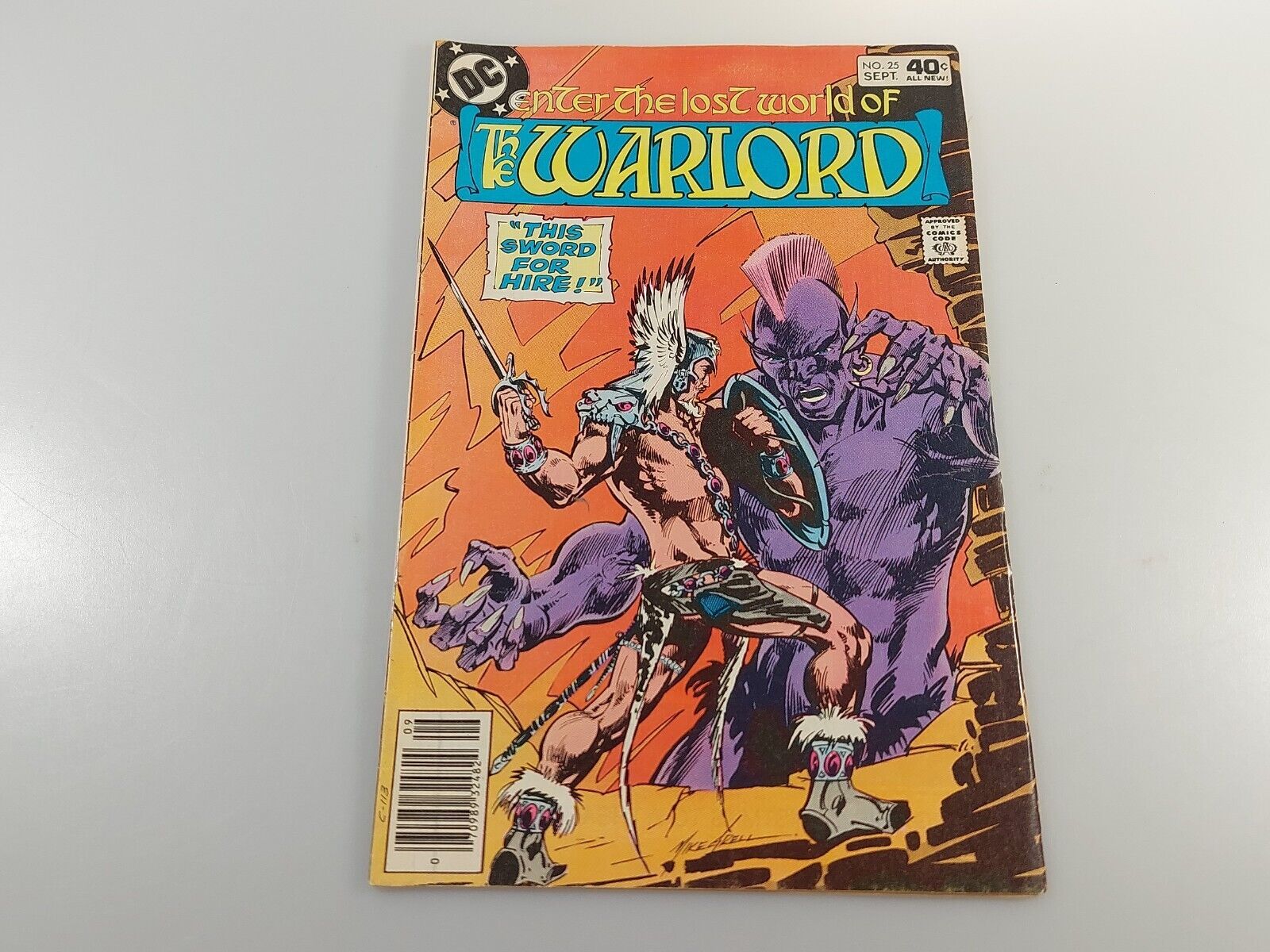 Enter The Lost World Of The Warlord 25 DC Comics 