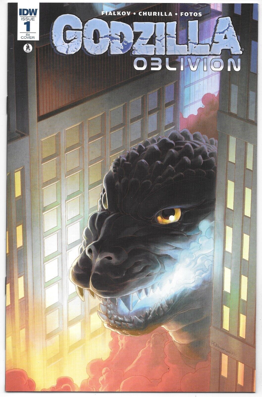 Godzilla Oblivion #1 NM- IDW Comics 2016 Nakamura RI Variant Low Print Churilla
