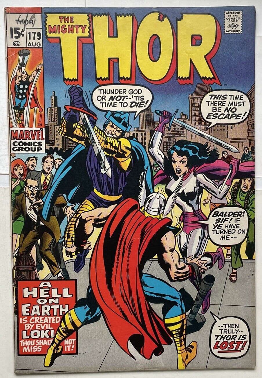 The Mighty Thor # 179 -MARVEL COMICS -1970