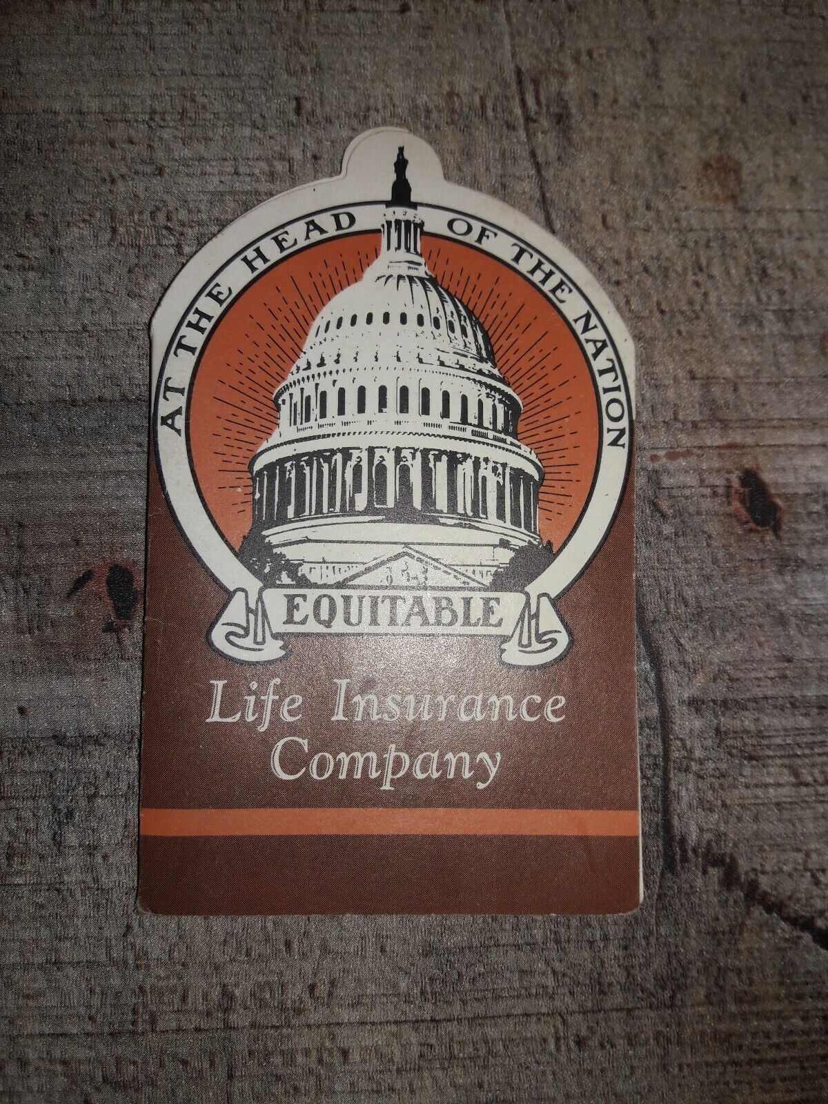 Equitable Life Insurance Washington DC advertising pack of sewing needles