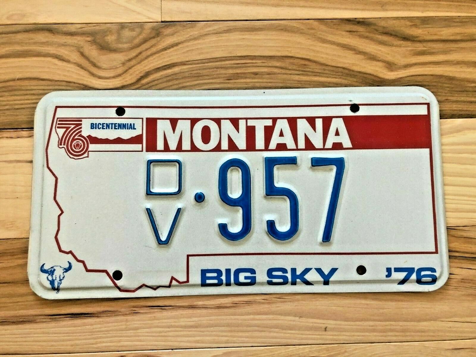 1976 Montana Disabled Veteran License Plate