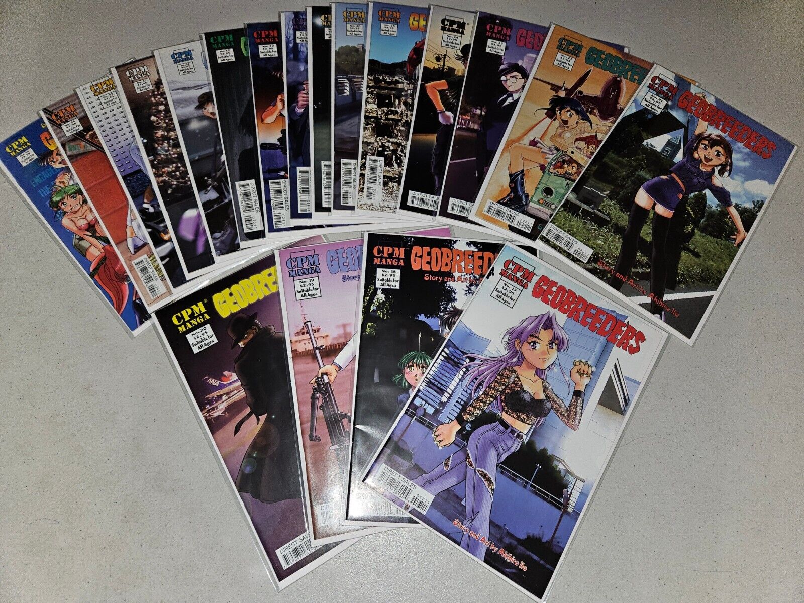 Geobreeders #17-35 (Complete, Final 19 issues of the CPM #1-35 series) Lot Set