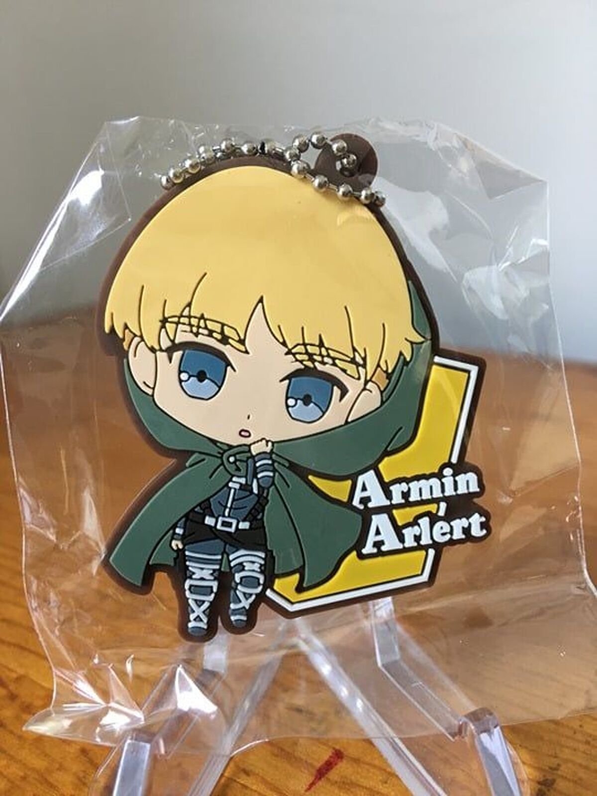 Attack on Titan The Final Season Chibittsu Armin Arlert Rubber Keychain