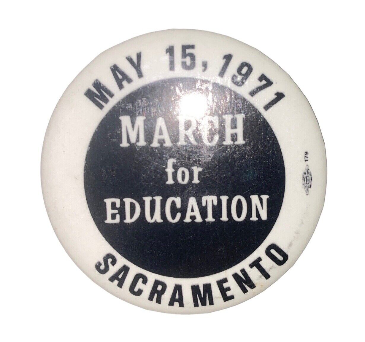 Vintage March for Education May 15 1977 Sacramento 1.75\