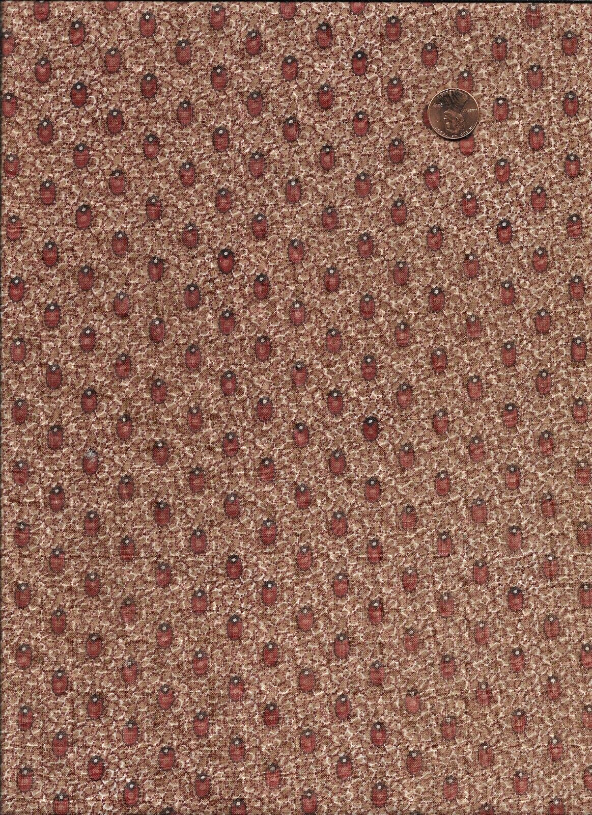 Antique 1870 Madder Dyed Fabric
