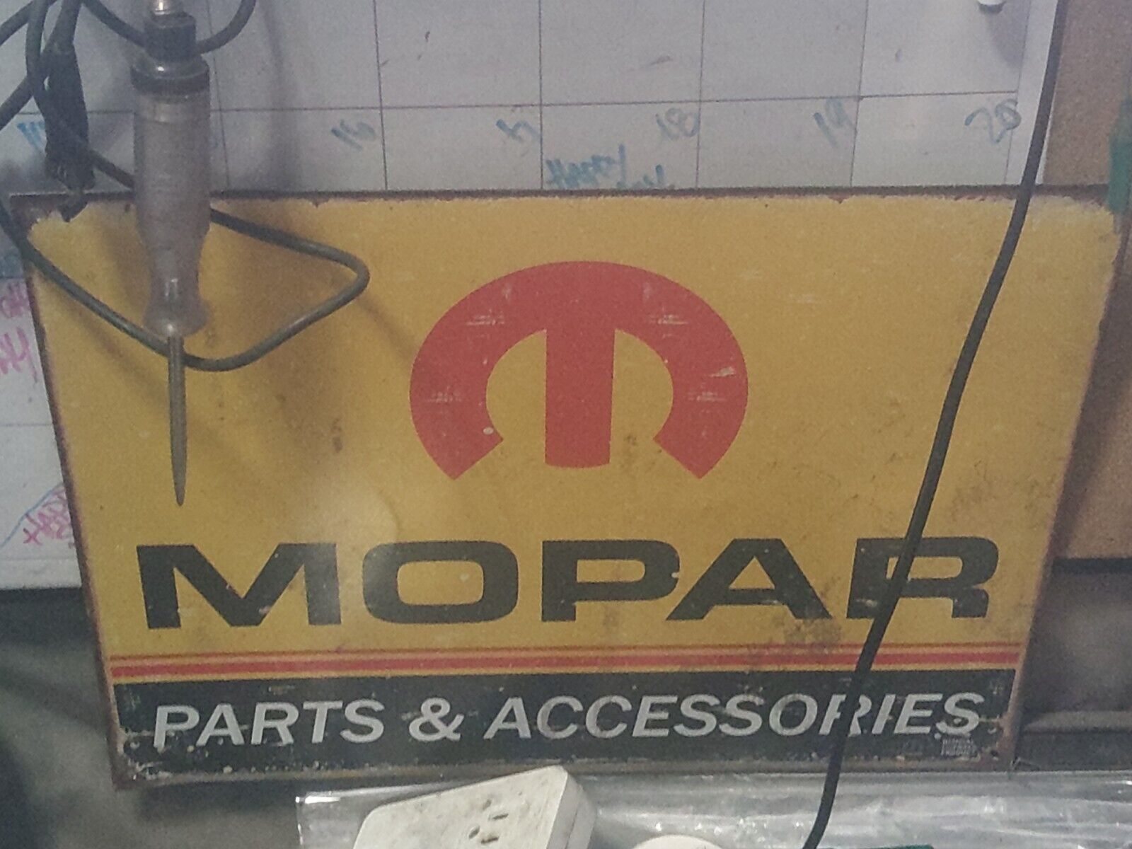 mopar sign vintage metal