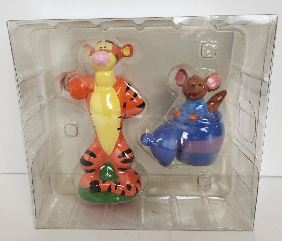 DISNEY\'S WINNIE-THE-POOH, TIGGER and Roo COLLECTIBLE SALT & PEPPER SHAKERS