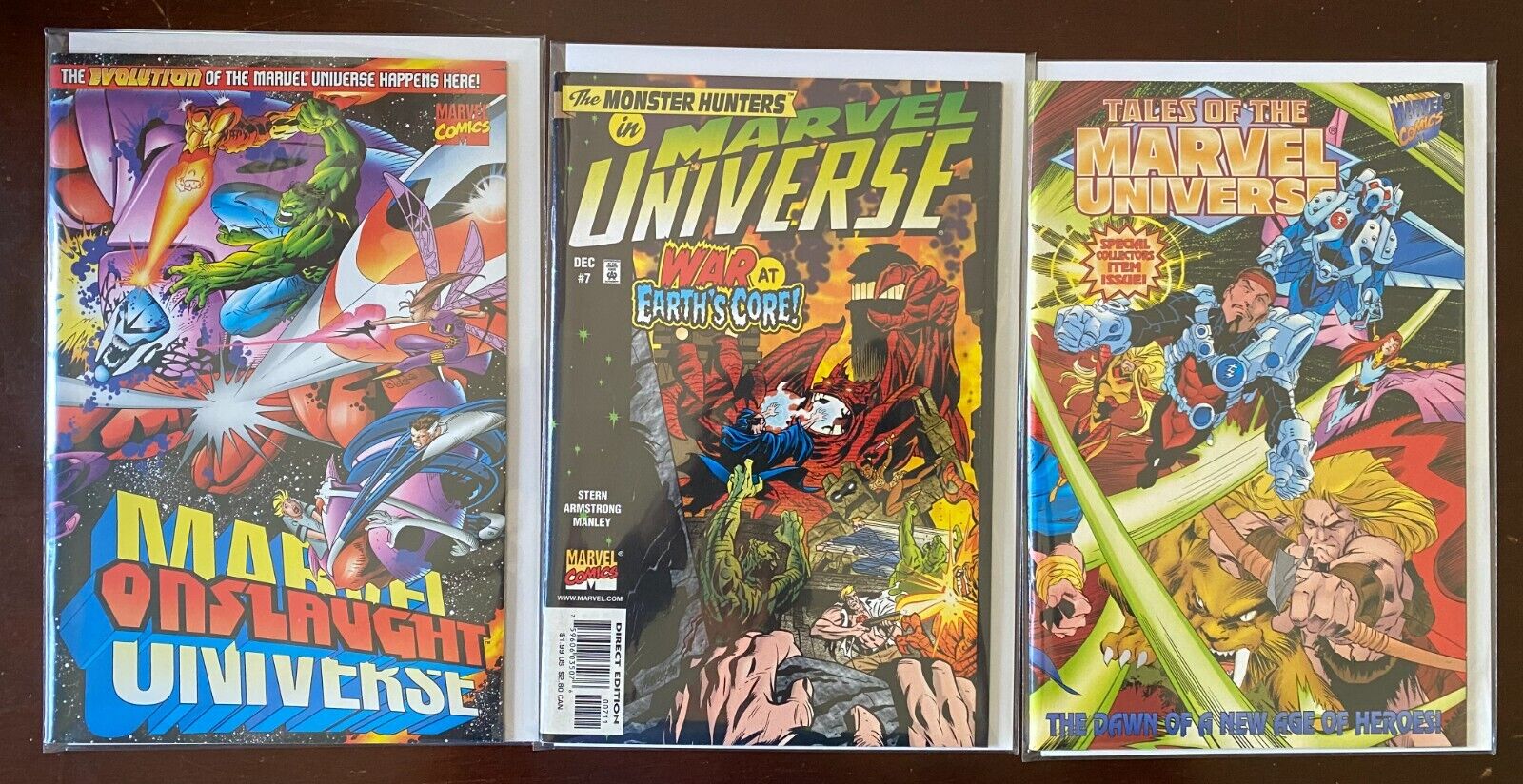 Marvel Universe lot 3 diff 8.0 VF (most likely Modern Age)