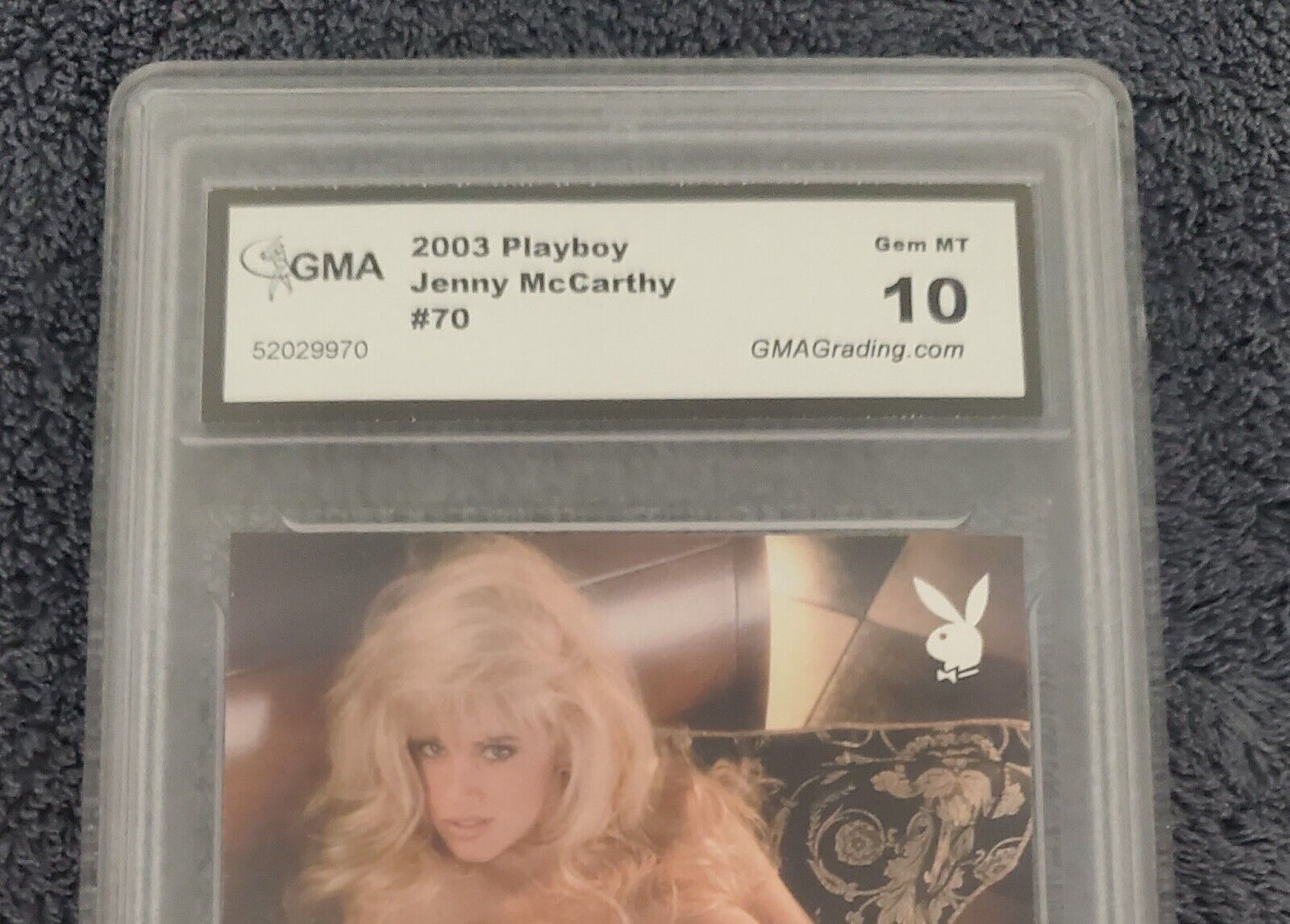 Jenny McCarthy, Playmate of the Year, 2003 Playboy, GMA Graded 10 GEM MT 