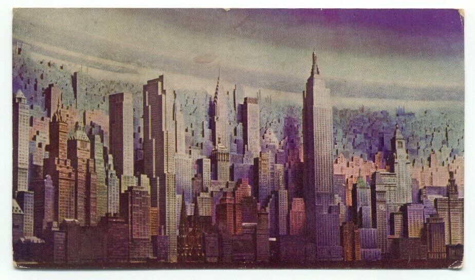 Consolidated Edison\'s The City Of Light Diorama New York World\'s Fair Postcard