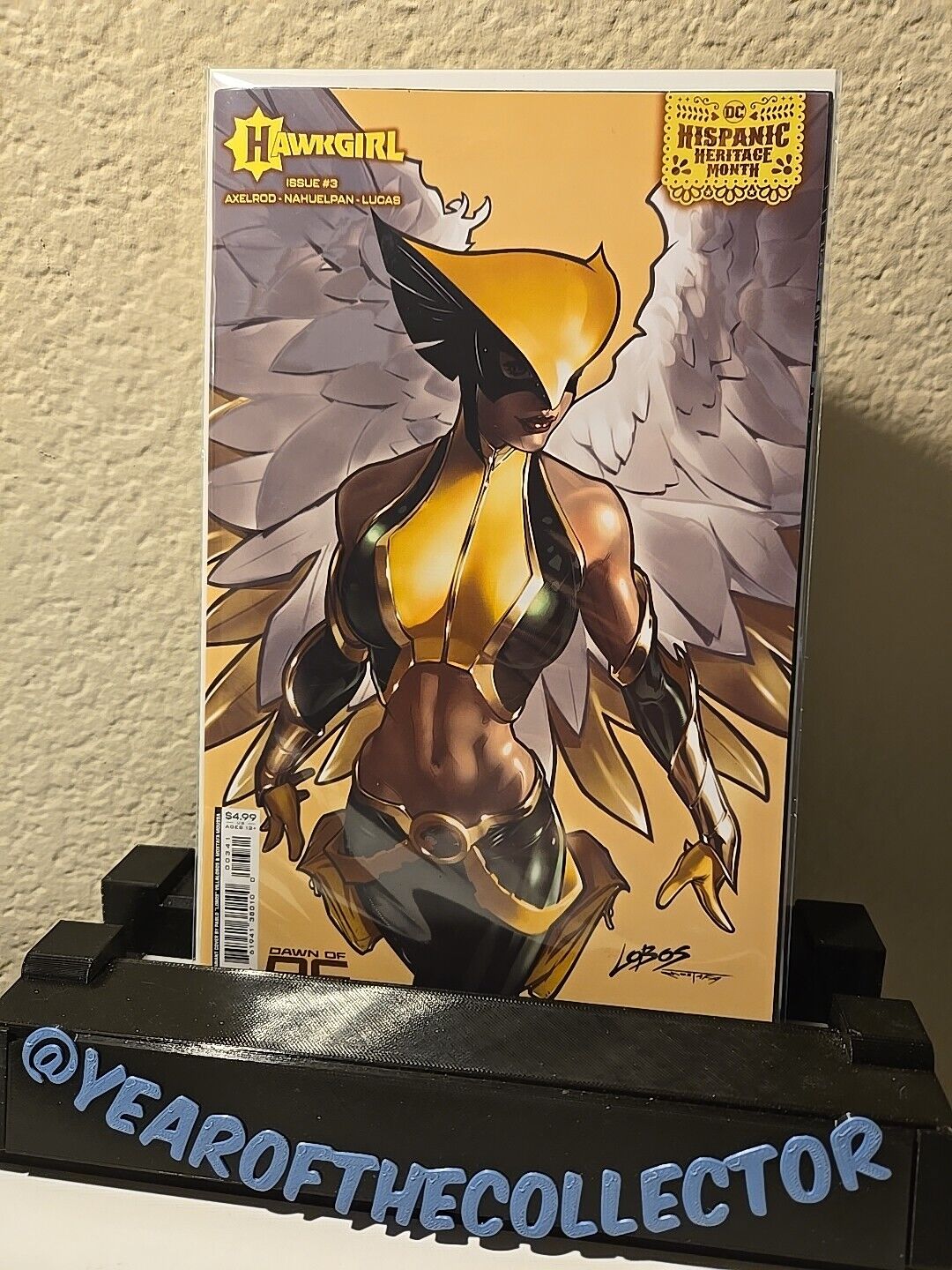 Hawkgirl #3 (2023) Cover C Variant Pablo Villalobos Hispanic Heritage Month