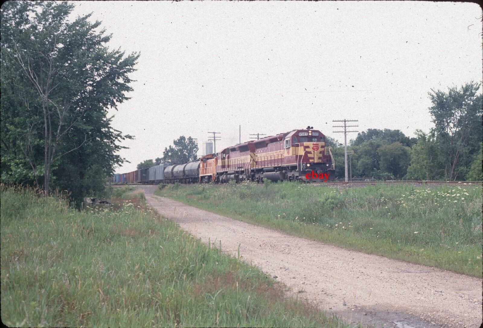DI Wisconsin Central 6585 - Original Slide - Duplainville, WI