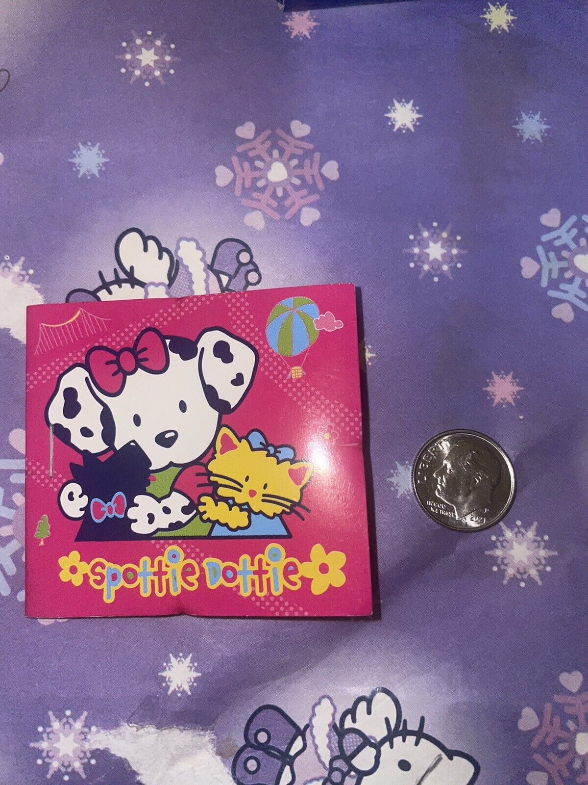 Sanrio Vintage 2002 Spotty Dotty Mini Sticker Booklet.