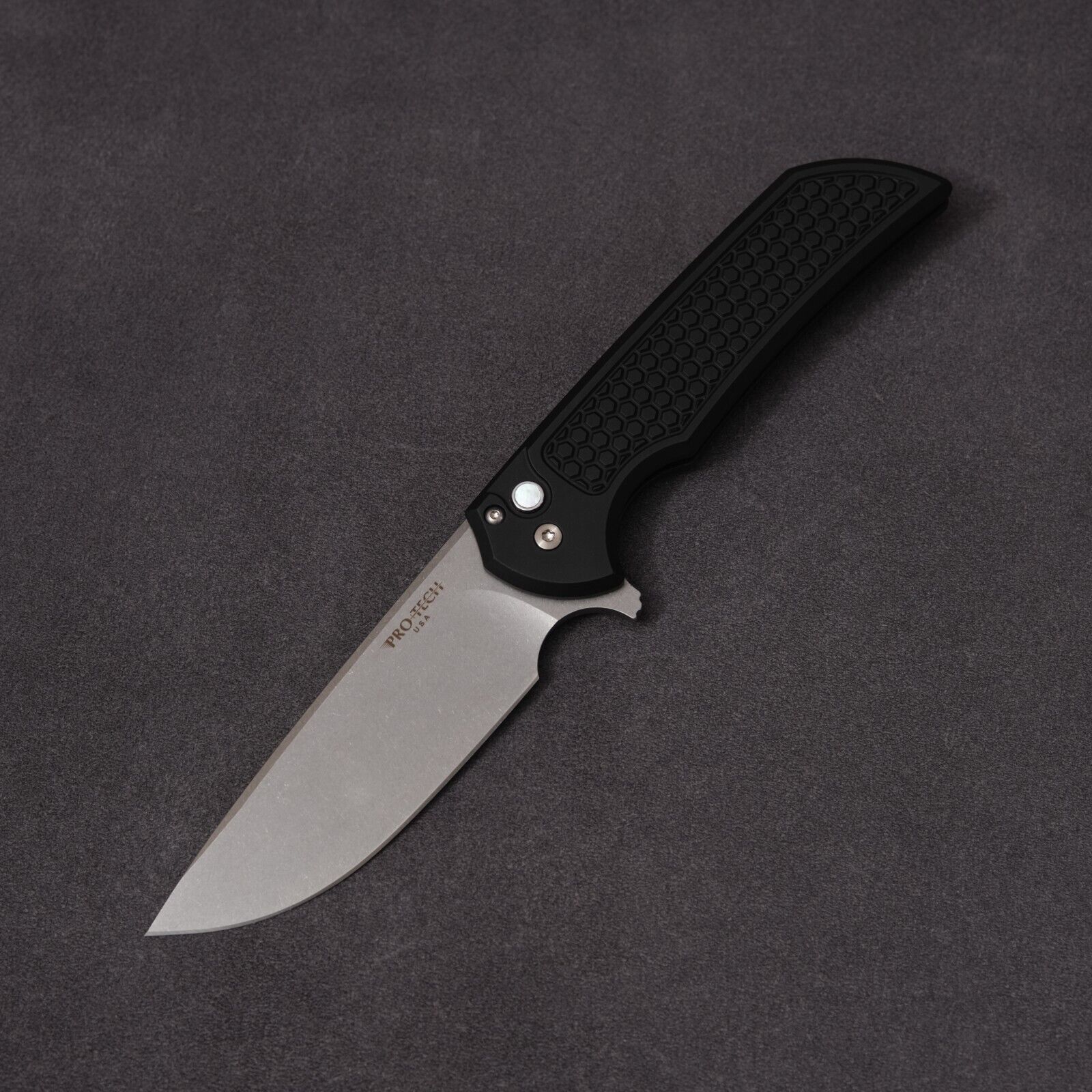 ProTech Mordax Blade Show West 2023 - Black Honeycomb Milled Handles / S45VN
