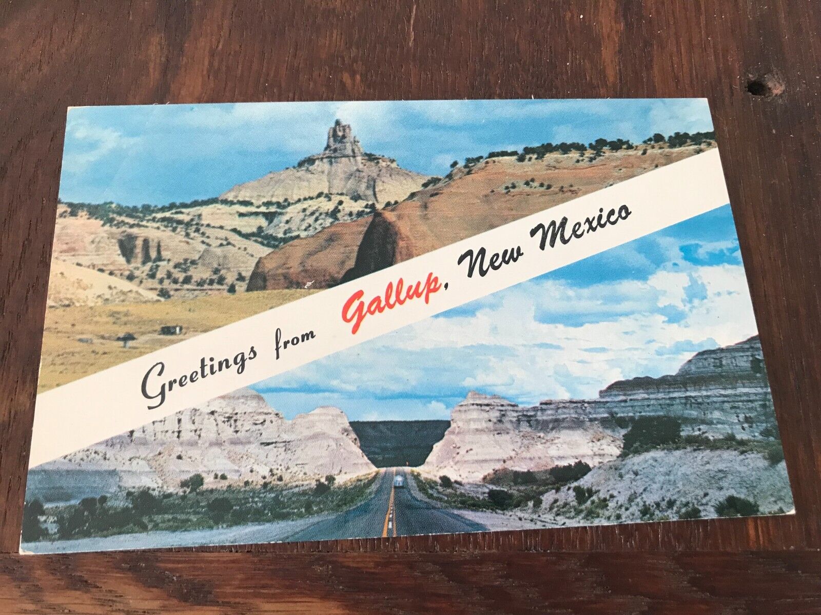 Greetings from Gallup New Mexico Postcard