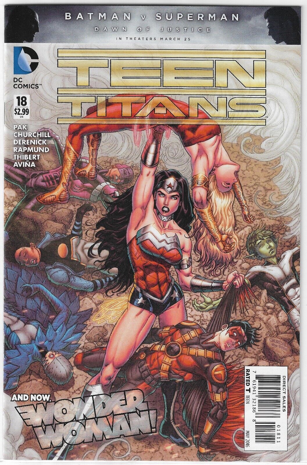Teen Titans #18 (2016) Guest Starring Wonder Woman DC Comics