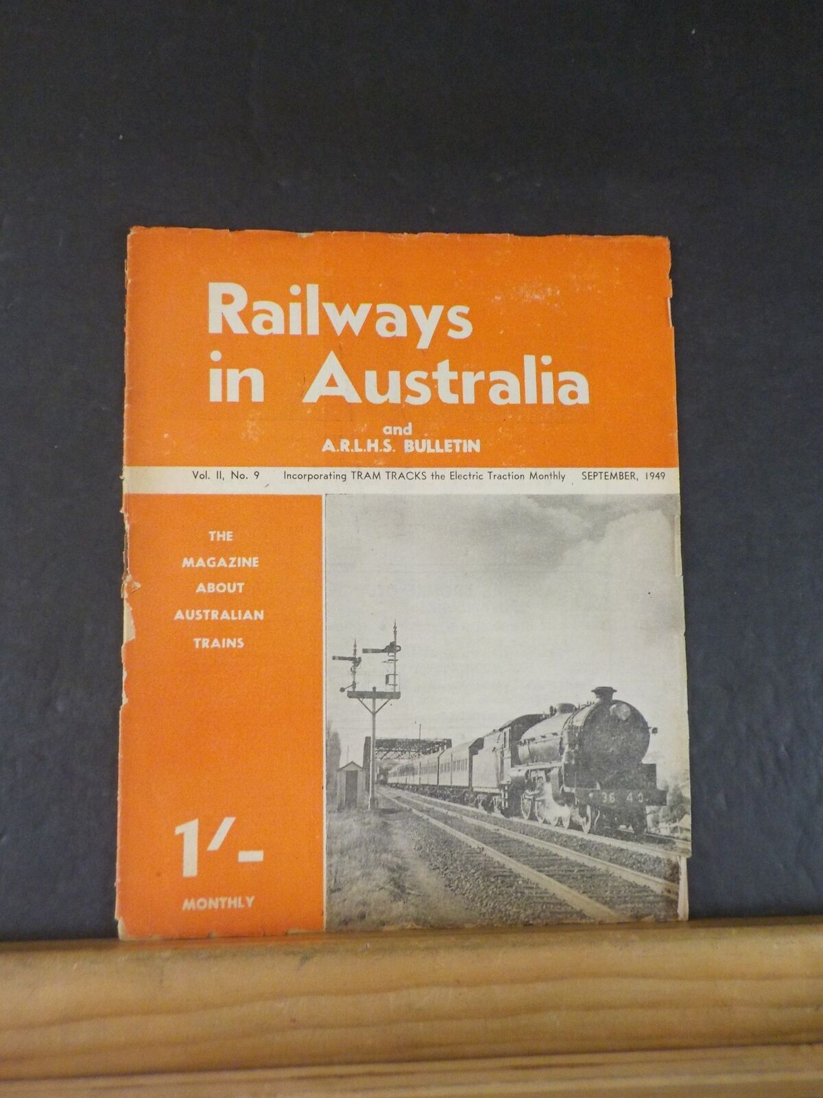 Railways in Australia & ARLHS Bulletin 1949 September Vol 2 #9 Tram Tracks