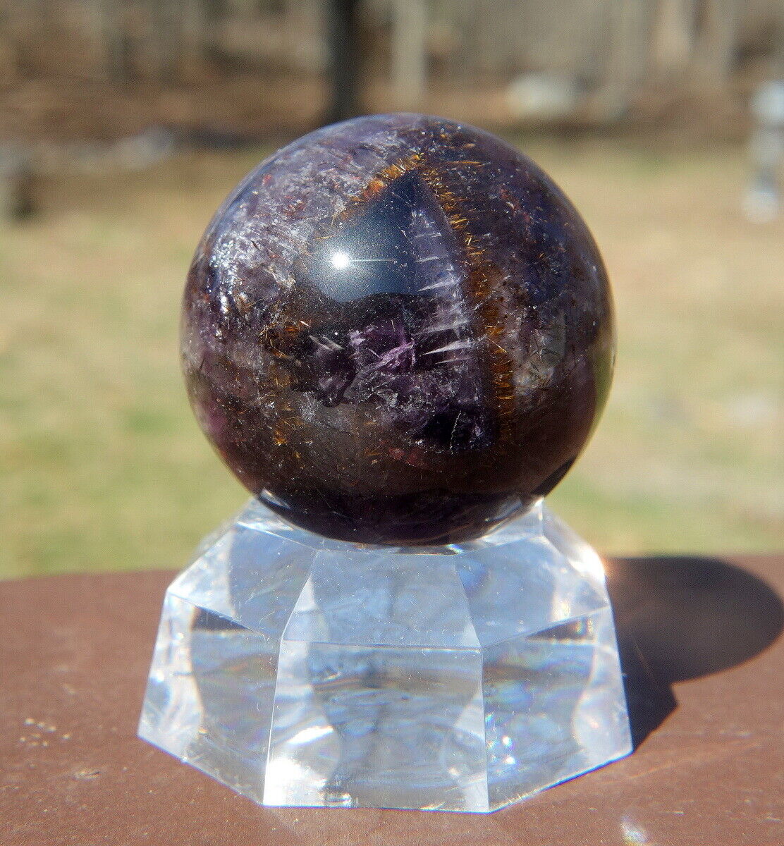 Auralite 23 Sphere / Crystal Ball Amethyst Canada