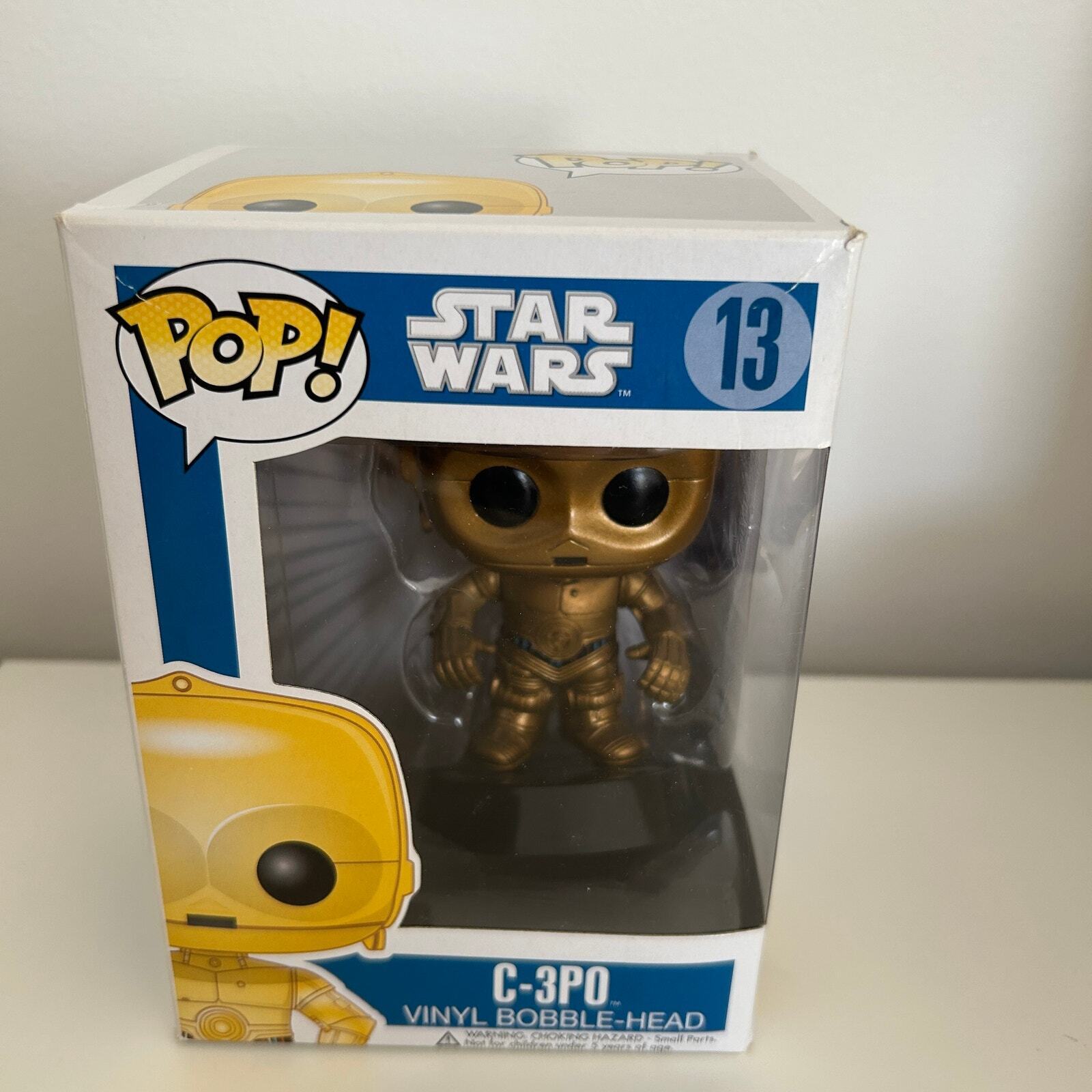 Funko Pop Star Wars - C-3PO 13 Blue Box Large Font 1st Edition