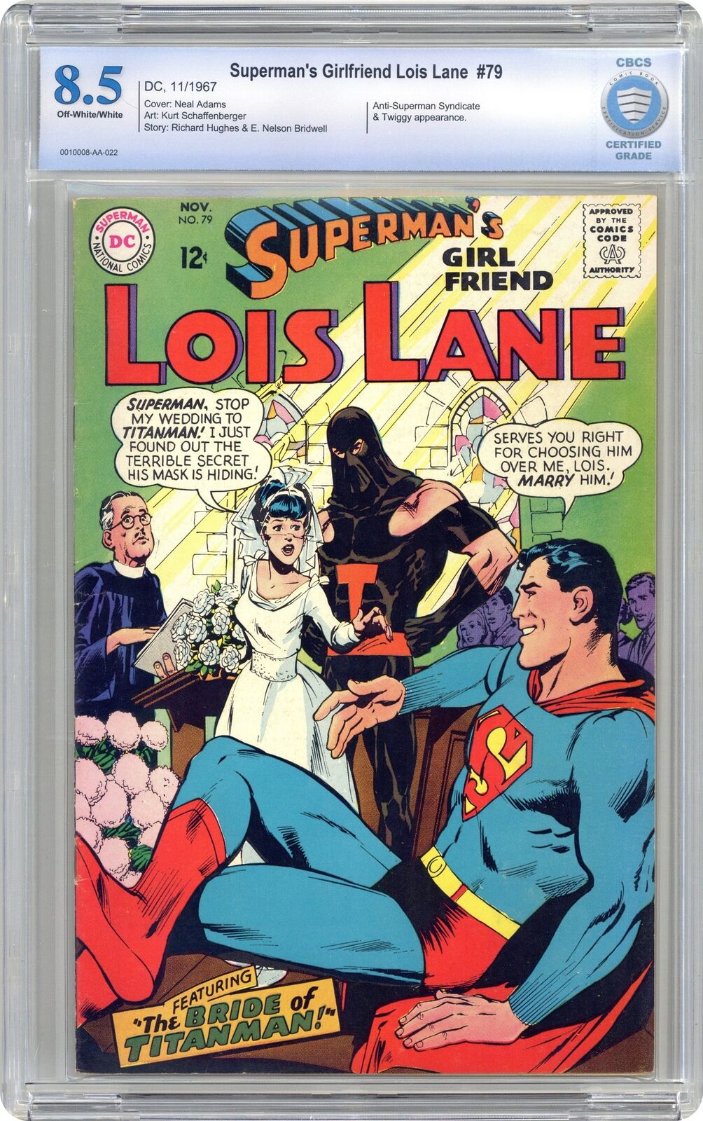 Superman's Girlfriend Lois Lane #79 CBCS 8.5 1967 0010008-AA-022