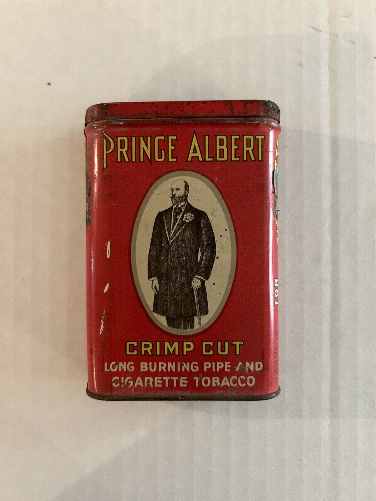 Prince Albert In A Can Crimp Cut Pipe Cigarette Tobacco Vintage Tins