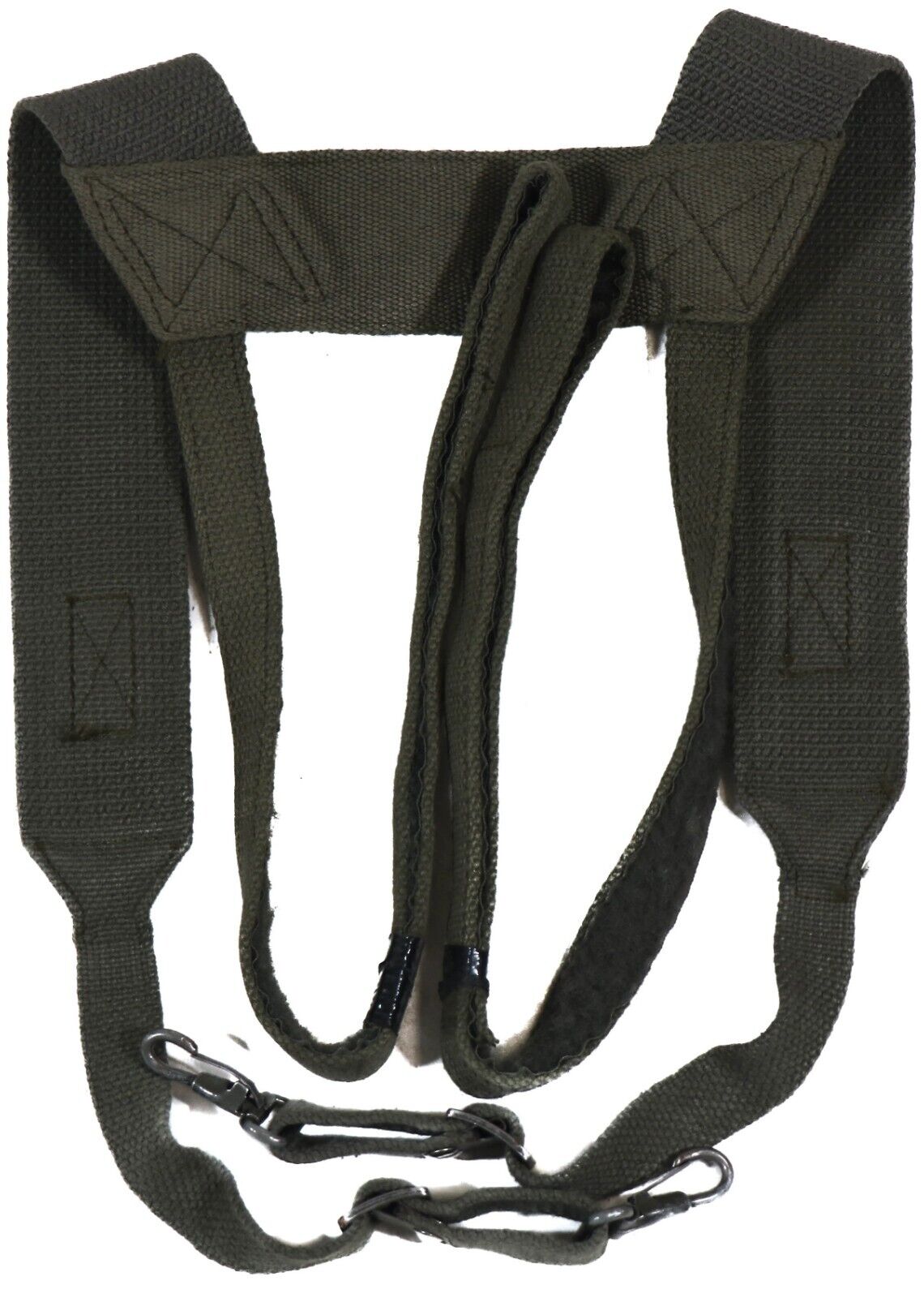 Authentic French FAMAS Combat Suspenders Field Harness OD Green Army Military