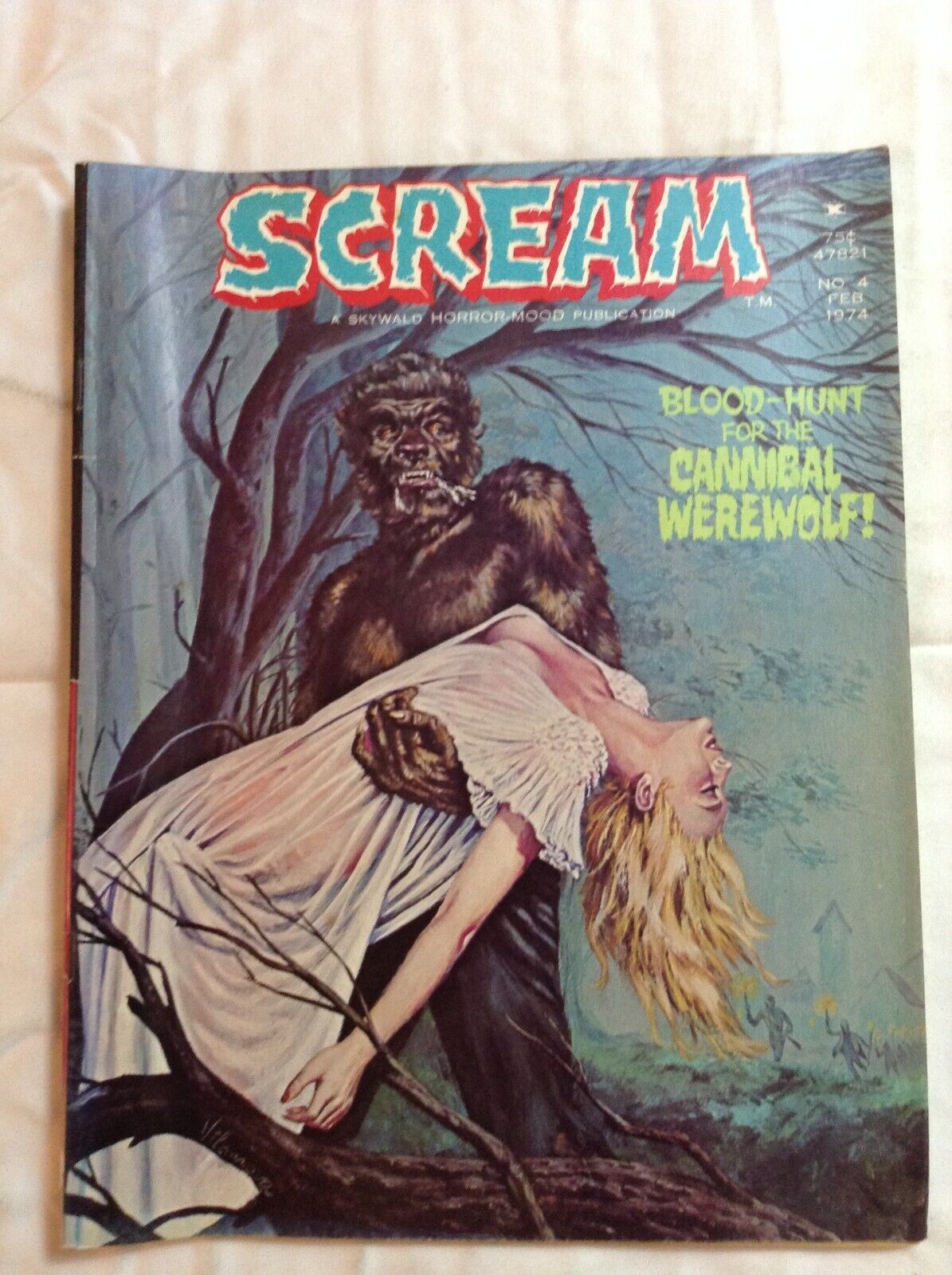 1973 Skywald Horror-Mood Scream Vol. 1 #4 Magazine Comic Edgar Allan Poe Scarce