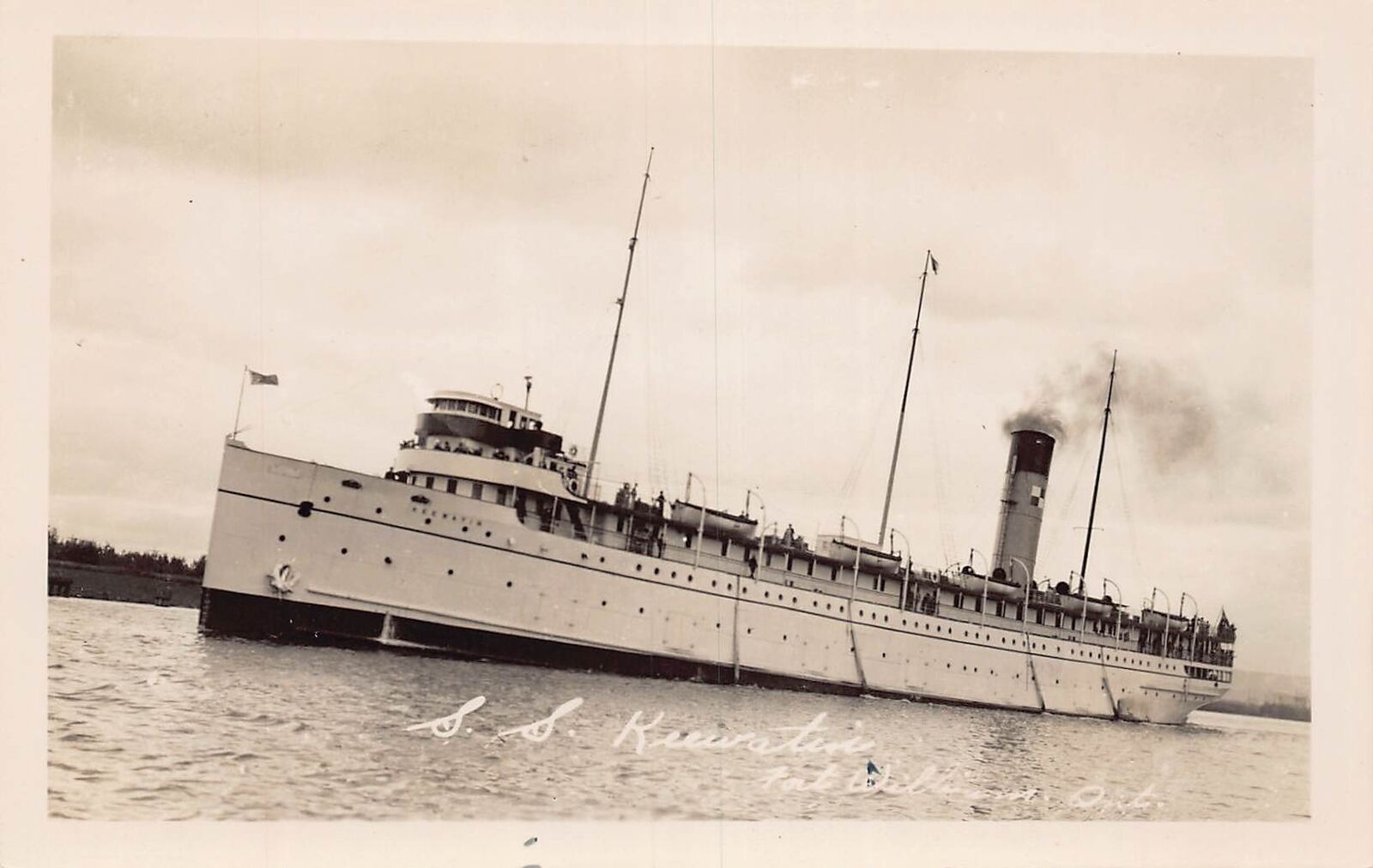 J80/ Ship RPPC Postcard c1940s 