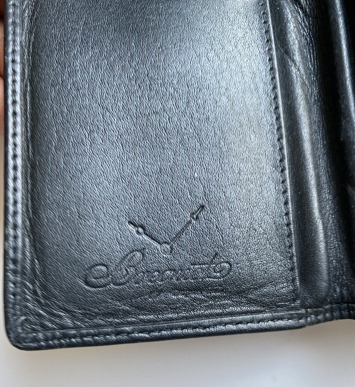  Breguet BI- Fold Card Holder/ Wallet Black Leather -Rare-Swatch Group-Swiss